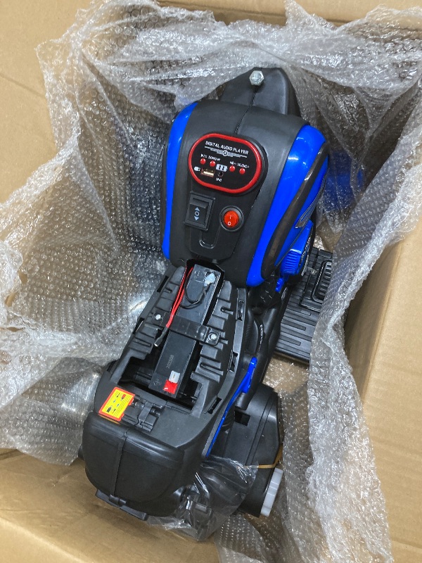 Photo 1 of *Stickers missing* Bruce&Shark Toddler Motorcycle, 6V Battery Powered Electric Motorcycle with Headlights & Music, Kids Motorcycle Ride on Toy for Toddlers Boys 18+ Months
