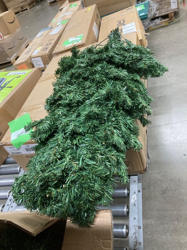 Photo 1 of *Missing piece to test lights/Missing ornaments?* VAVSEA 7.5ft Pre Lit Christmas Tree with 18pcs Ball, Artificial Christmas Tree with Lights, Xmas Tree for Holiday Party, Indoor and Outdoor Decoration