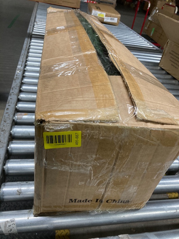 Photo 1 of *Missing piece to test lights/Missing ornaments?* VAVSEA 7.5ft Pre Lit Christmas Tree with 18pcs Ball, Artificial Christmas Tree with Lights, Xmas Tree for Holiday Party, Indoor and Outdoor Decoration