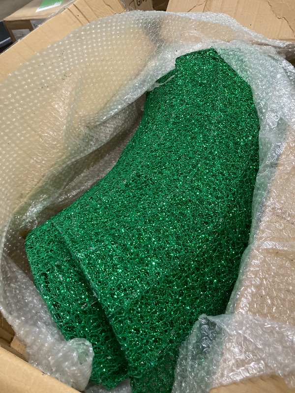 Photo 1 of *Remote may be missing?*Ktaxon 60in Christmas Wreath Christmas Decoration Lighted Holiday Decor 400 Lights LED - Green