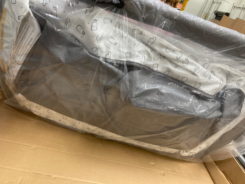 Photo 1 of *Wheels have small cuts/scratches from use* Babyeap Baby Bassinet Bedside Sleeper Bassinet for 0–5 Months Infants, Unisex, Light Grey
