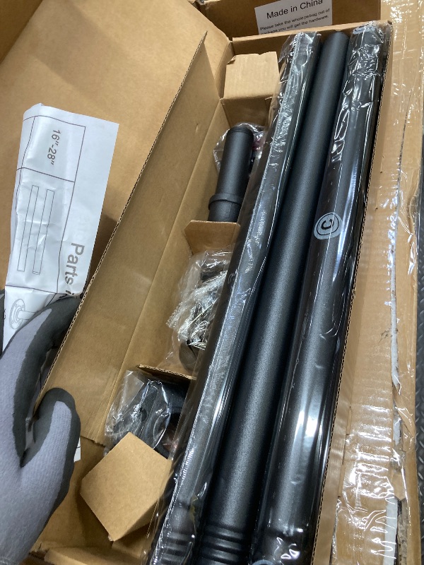 Photo 1 of *Frame work only/NO CURTAINS* DONGPAI Outdoor Curtain Rods for Patio 