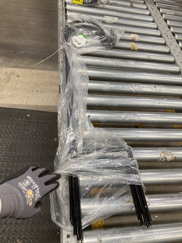 Photo 1 of *Used/Small scratches on the poles* Ashman 35 Inch Shepherds Hook for Hanging Plants, Feeders, 10 Pack, Black
