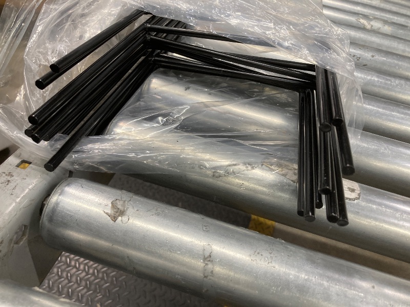 Photo 1 of *Used/Small scratches on the poles* Ashman 35 Inch Shepherds Hook for Hanging Plants, Feeders, 10 Pack, Black
