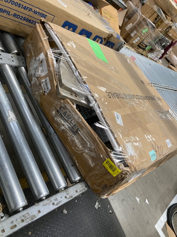 Photo 1 of *Chipped at ends* Round Dining Table, Vintage Brown