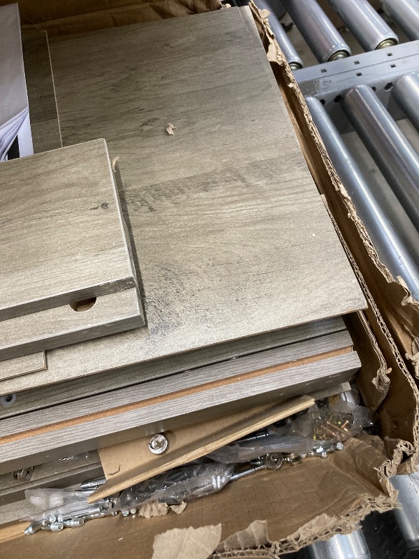 Photo 1 of *HEAVY* *Pieces chipped* Seven Drawer Cabinet/Dresser