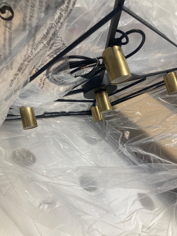 Photo 1 of Black Crystal Chandelier