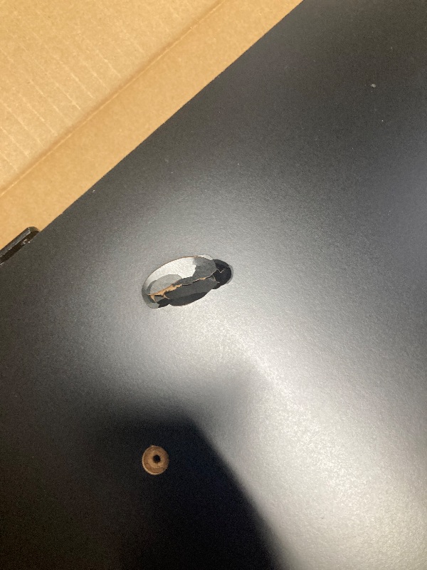 Photo 1 of *Shelf damaged* Ballucci Floating Shelf, 48" Wood Wall Shelf with Invisible Brackets for Bathroom, Living Room, Bedroom, Kitchen, Nursery, 8" Deep, Black