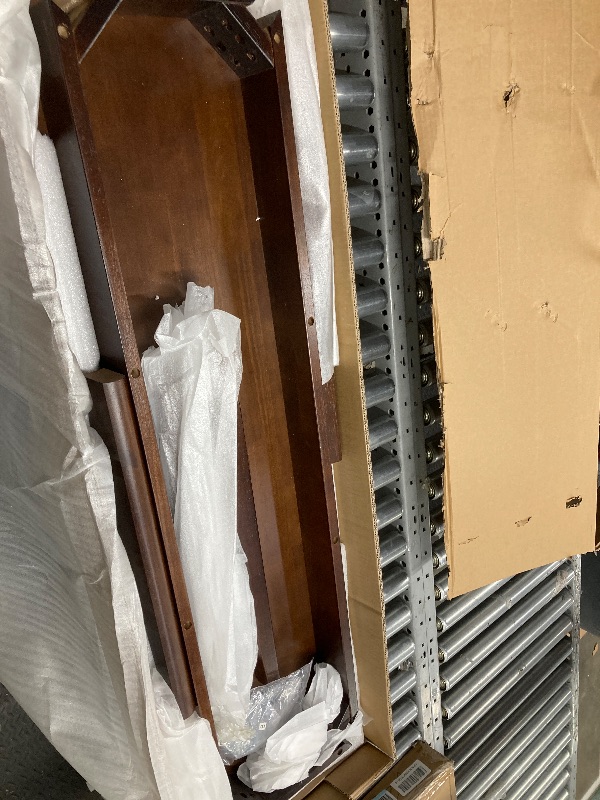 Photo 3 of DELAVIN 47 Inch Solid Wood Dining Bench, Table Bench for Bedroom, Midcentury Wooden Bench for Kitchen, Long Entryway Bench for Living Room, Walnut