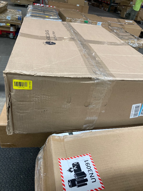 Photo 1 of *Damage to joints on a shelf bottom* IRIS USA 4-Shelf Extra Heavy Duty Deep Plastic Storage Shelves, 800lb Capacity, 57" H x 36" W x 24" D, Large Modular Shelving Unit Storage Organizer for Garage, Home, Warehouse & Gym, Rack - Black