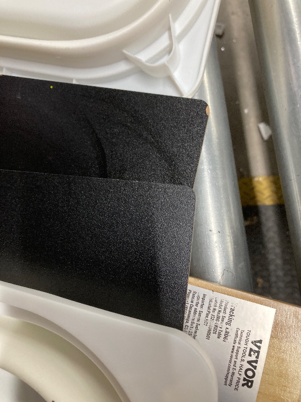 Photo 1 of *Chipped pieces* VEVOR Sensory Table for Toddlers, Kids Activity Table with 3 Foldable Storage Bins & Double-Sided Board, Indoor/Outdoor Play Sand and Water Table, Wooden Kids Sensory Table for Drawing Studying Dining