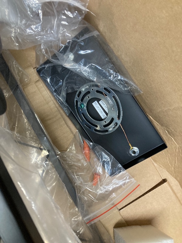 Photo 1 of *Bent slightly* *No lights* HuixuTe 5-Light Farmhouse Pendant Light for Dining Room, Rustic Kitchen Island Lighting, Adjustable Height Chandeliers for Kitchen, Dining Room Table Black