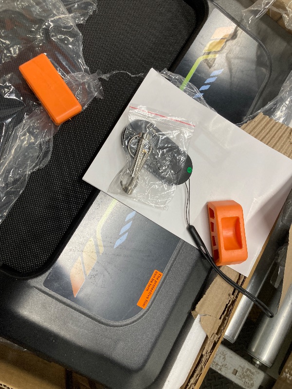 Photo 1 of *HEAVY* Walking Pad Treadmill, WALKWAKE 8% Incline Walking Pads, Compact Under Desk Treadmill for Home, 330lb Capacity 2.5HP Running Machine for Walking Jogging with LED Display, Dark Yellow