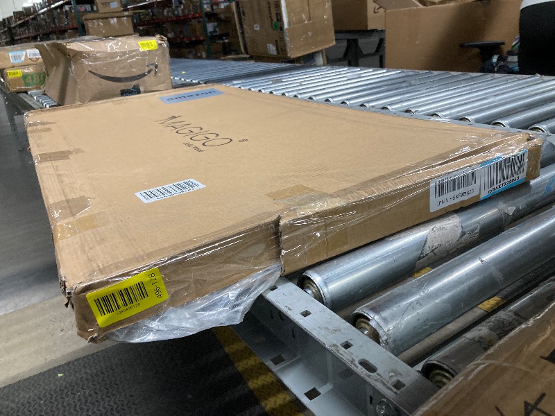 Photo 3 of *Scratches from use* MAGIGO 40 x 20 Inches Extra Large Extra Long Rectangle Black Walnut Wood Ottoman Tray, Serve Tea, Coffee Classic Wooden Decorative Walnut Serving Tray