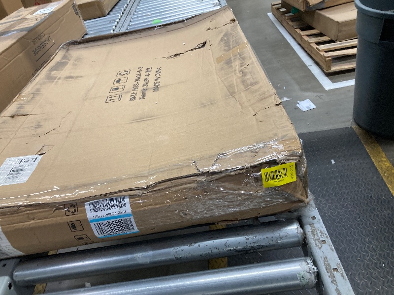 Photo 1 of *Frame damaged/Chipped corners* *Missing 1 frame* SESEAT 24x36 Solid Picture Frame Black Set of 6, Display Pictures 24x36 Without Mat for Wall Mounting, Wall Gallery Poster Frames