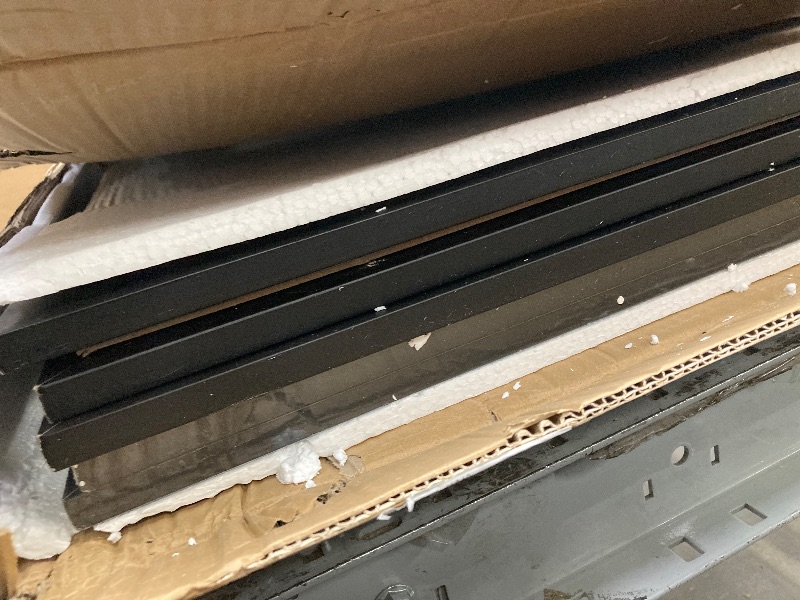 Photo 1 of *Frame damaged/Chipped corners* *Missing 1 frame* SESEAT 24x36 Solid Picture Frame Black Set of 6, Display Pictures 24x36 Without Mat for Wall Mounting, Wall Gallery Poster Frames