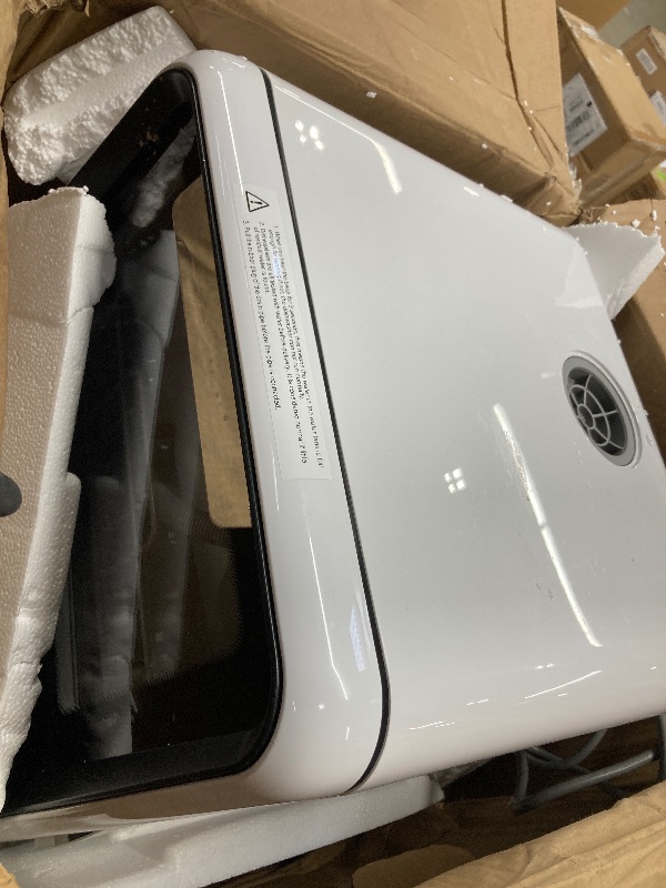 Photo 1 of *Plug damaged/Couldn't test* SELLING AS IS* *PARTS ONLY* COMFEE' Portable Mini Dishwasher Countertop with 5L Built-in Water Tank for Apartments& RVs, No Hookup Needed, 6 Programs, 360° Dual Spray, 162? High-Temp& Air-Dry Function