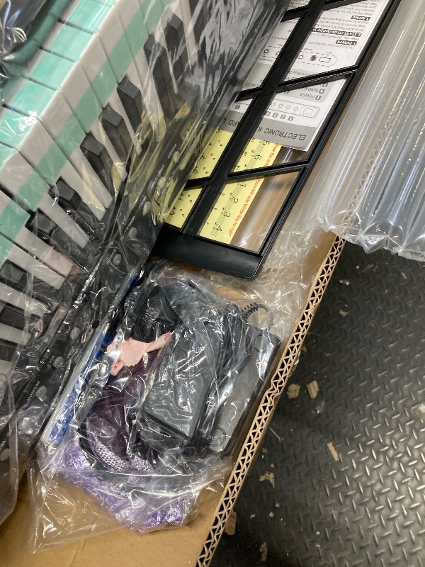 Photo 1 of 88 Key Digital Piano, Semi Weighted Electronic Keyboard Piano with Music Stand, Power Supply, Sustain Pedal, Stand, Bluetooth, MIDI, for Beginner Professional at Home, Stage