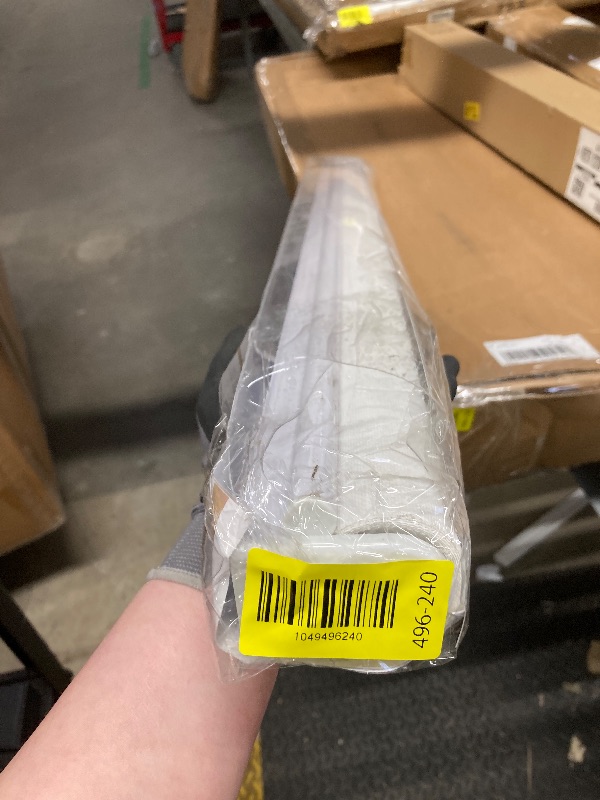 Photo 1 of *Missing hardware* AOSKY Cordless Roller Shades for Windows Light Filtering Shades with 5% Openness Solar Screen Semi Sheer Roller Blinds UV Protection for Office and Home. Easy to Install 34" W x 72" H (White)