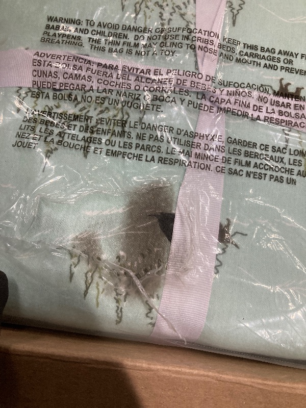 Photo 1 of *Dirty Spot* Eddie Bauer - Flannel Sheets Queen Size, Anti-Pilling & Wrinkle Resistant Cotton, Touchably Soft for All-Season Comfort - Bed Sheets with Matching Pillowcases & Fitted Sheet (Dog Friends Blue/Green)