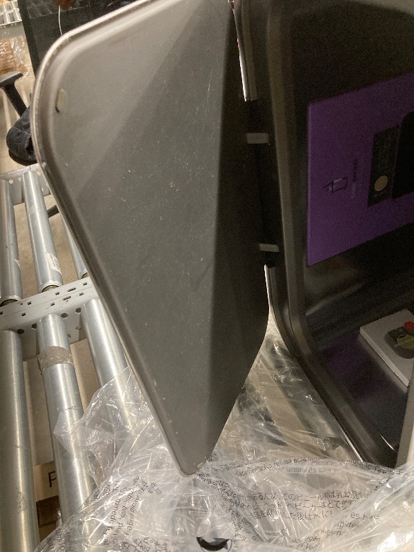 Photo 1 of *Dirty* *Small dents on the lid* simplehuman 55 Liter / 14.5 Gallon Rectangular Hands-Free Kitchen Step Trash Can with Soft-Close Lid, Brushed Stainless Steel