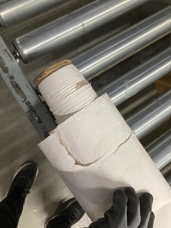 Photo 1 of *Damage to the paper roll* Yizhily Seamless Photo Photography Background Paper Backdrop Paper Roll for Photoshoot and Videos, 82" x16', Arctic White