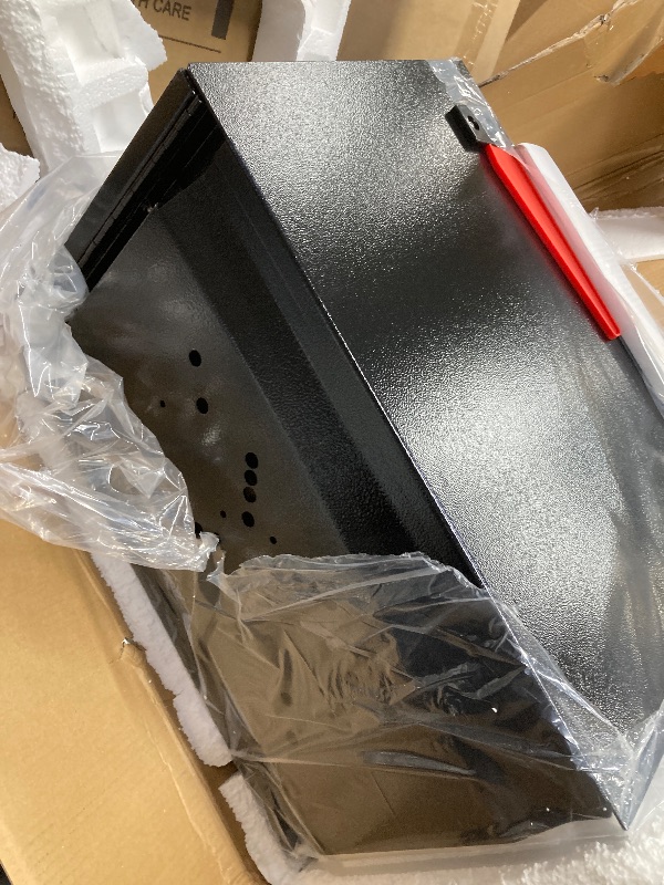 Photo 1 of *HEAVY* Mail Boss 7206 Package Master Curbside Locking Security Mailbox | Black,Medium
