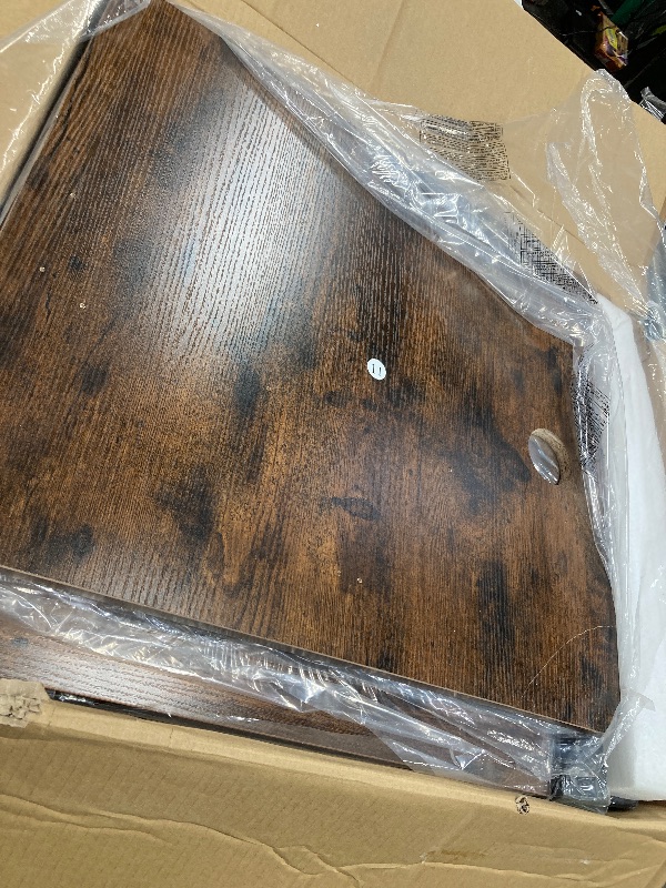 View 2 of *Desk top pieces cracked on the end* edx Electric Standing Desk, Height Adjustable Desk, 63 x 24 Inches Ergonomic Stand up Desk with Memory Preset and T-Shaped Metal Bracket for Home Office