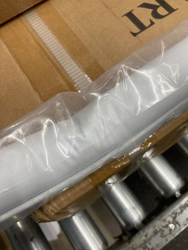 View 3 of *Roller is bent/dented* Achim Cords Free Tear Down Indoor Cordless White Vinyl Room Darkening Window Roller Shade, 72" L x 55" W
