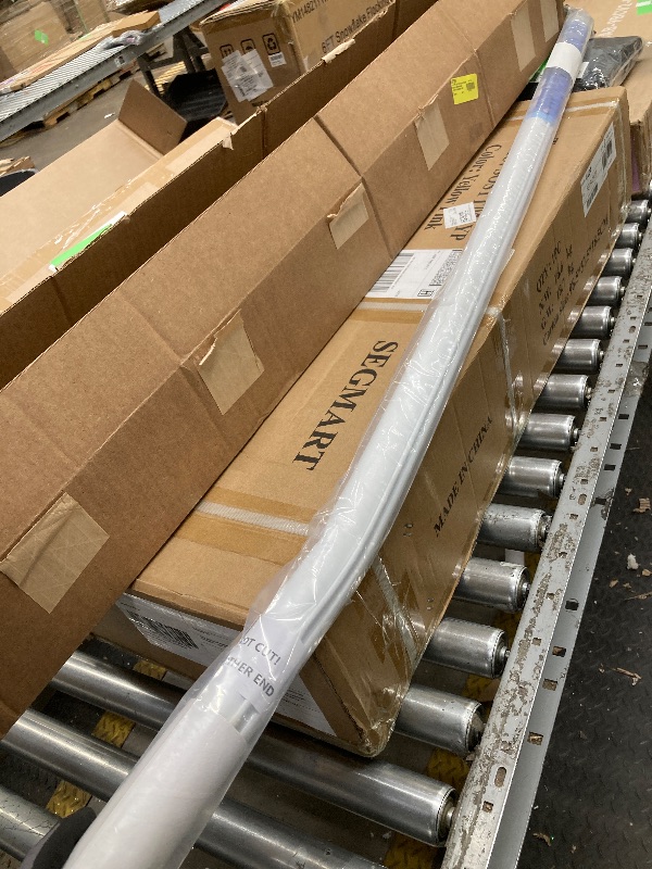 View 2 of *Roller is bent/dented* Achim Cords Free Tear Down Indoor Cordless White Vinyl Room Darkening Window Roller Shade, 72" L x 55" W
