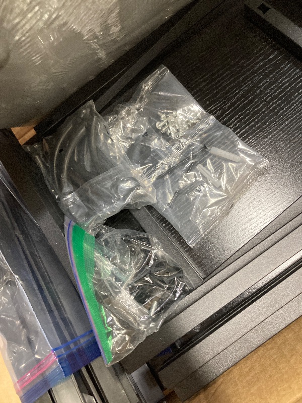 Photo 1 of *May be missing hardware pieces?* ZUNMOS Fabric Dresser for Bedroom 9 Drawer, Grey