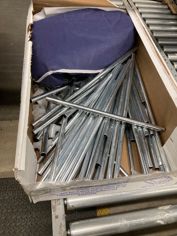 Photo 1 of *Unsure if anything is missing* Portable Closet,Portable Wardrobe Closet Storage with 3 Hanging Rods,6 Storage Shelves,Side Pocket for Clothes Storage Organizer,Blue
