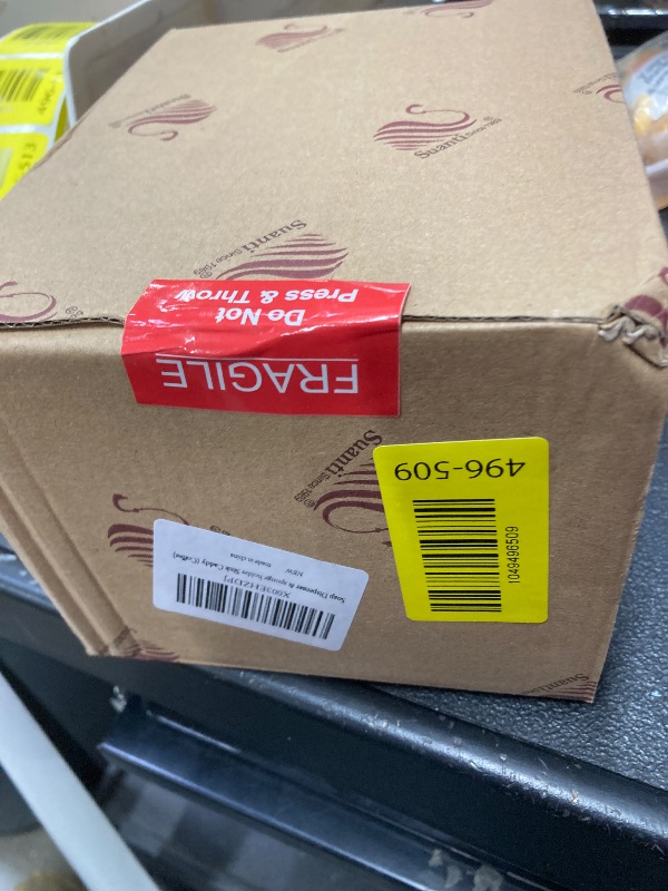 Photo 1 of ****Factory seal****
Suanti Kitchen Dish Soap Dispenser with Sponge Holder&Brush Holder for Sink Organize Eco-Friendly Resin Hand Soap Sponge Dispenser 3 in 1 Hold 11oz Liquid Dish Soap,Scrubber for Bathroom-Brown&White