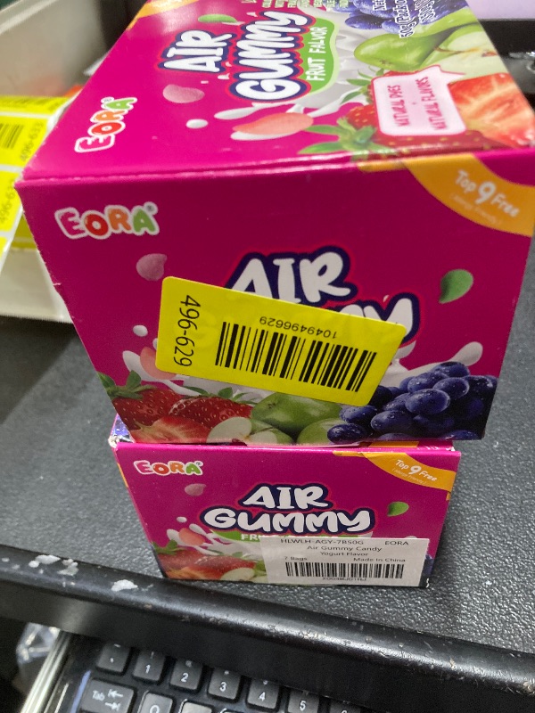 Photo 1 of 2 Soft & Chewy Candies 7 Packs, Marshmallows Gummies Candy Bulk, Sweet & Sour Chews Candy Gummy Net 350g, Natural Dyes & Flavors, Major Allergy Friendly, Individually Wrapped Fruity Snack Packs (Yogurt)