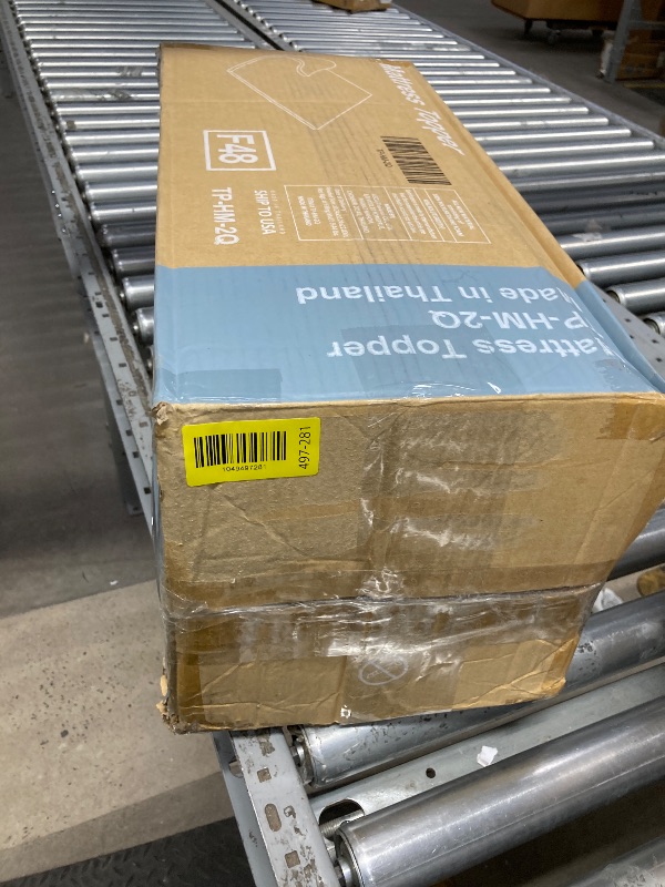 Photo 1 of *FACTORY SEALED* CONCETTA 2 Inch Queen Size Memory Foam Mattress Topper with Cooling Gel, Pressure Relief for Back Pain, Comfort Bed Topper, CertiPUR-US Certified
