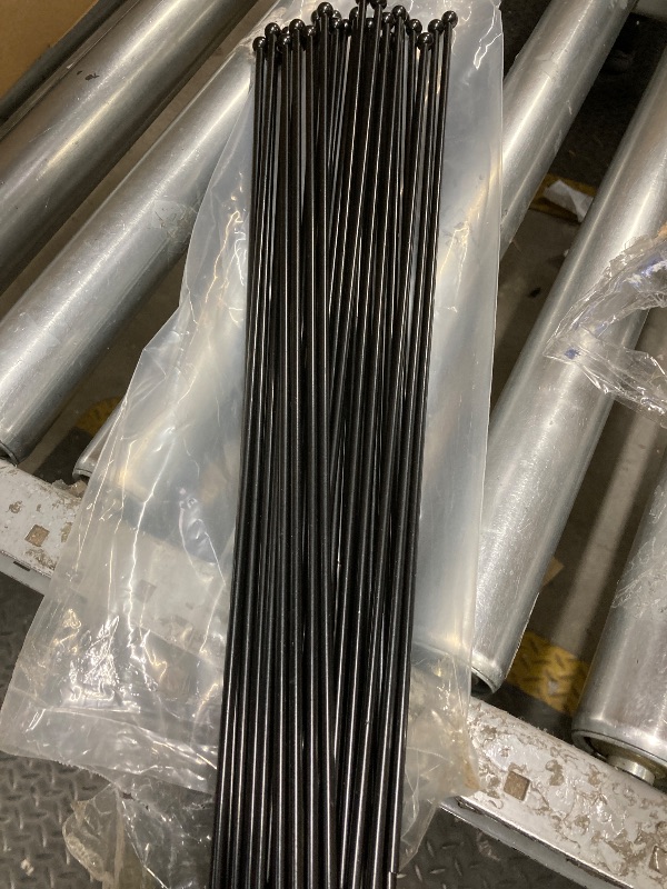 View 3 of *Scratches on the poles* *Used* Blingluck Decorative Garden Fence 21in x26ft, 26 Pack Rustproof Metal No Dig Fence for Dog, up to 26 ft Coverage Area
