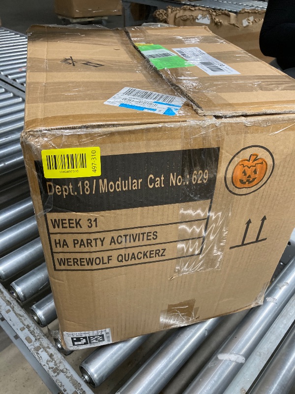 Photo 1 of *Size Unknown* Area Rug, Blue, Orange, White