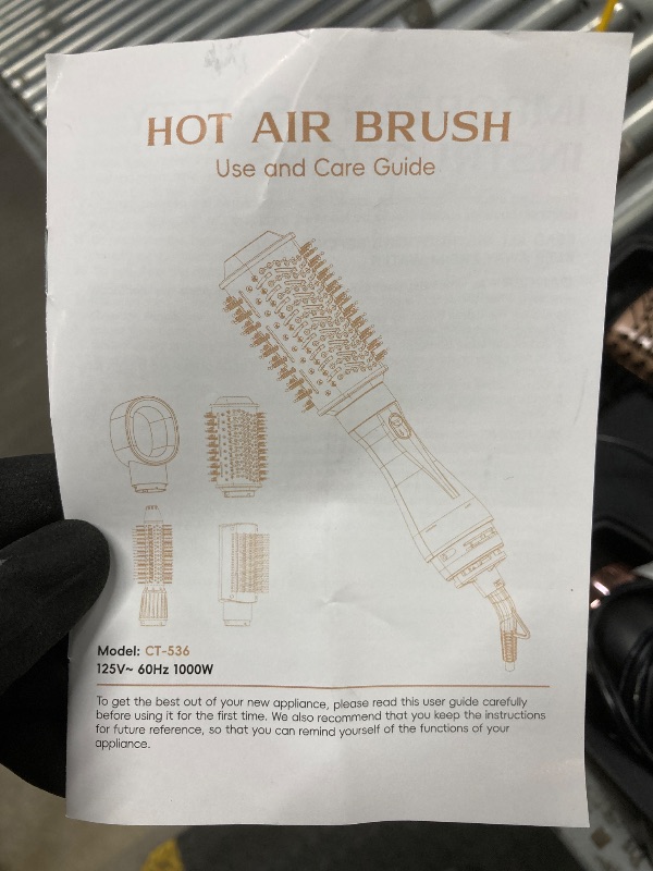 Photo 1 of *Parts only* *May be missing gloves* * Unsure if it works/Didn't turn on* SKIMI Hair Dryer Brush, Hot Air Brush, Blow Dryer Brush Tool Set Straightener/Dryer/Curling Plastic, Curling Brush Hair Dryer