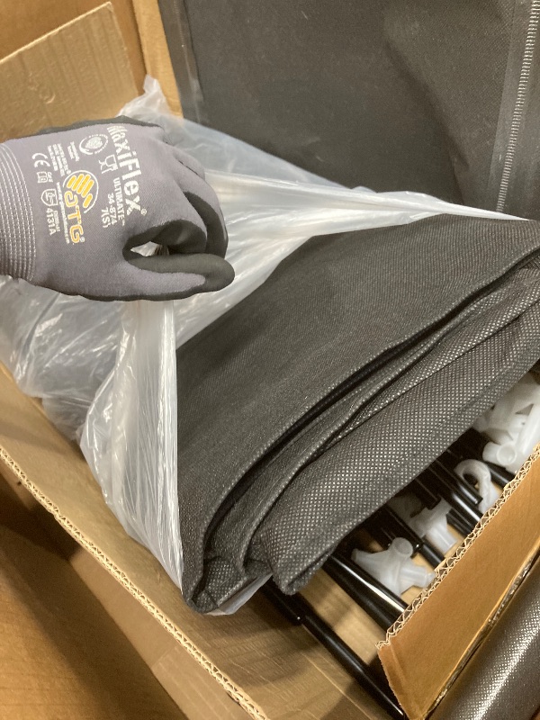 Photo 1 of *Used* *Missing instructions?* Ktaxon 69" Portable Clothes Closet Wardrobe with Non-Woven Fabric Black
