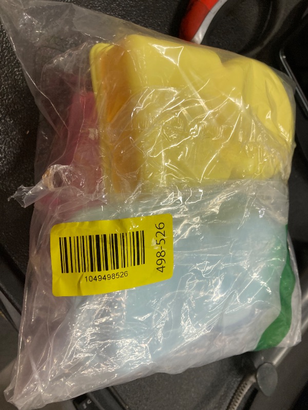 Photo 1 of ***MISSING 1 SPOON AND 1 FORK***Ebukur 3 Pack Silicone Reusable Snack Containers with Lids,Double Compartment Snack Box Container with 2 Spoons and 1 Forks, Small Mini Food Snack Boxs for Travel, Picnic, Office, School***MISSING 1 SPOON AND 1 FORK***