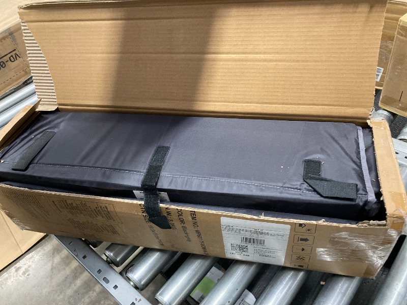 View 2 of **HAS KNIFE CUT ON BOTTOM UNDERSIDE PAD-SEE PIC***Vomeast Baby Playard with Bassinet,Portable Foldable Pack and Play with Toy Bar(Grey)
