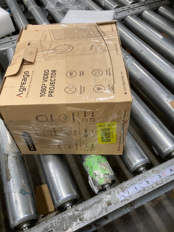 Photo 1 of [Electric Focus] Projector with WiFi and Bluetooth, Native 1080P 15,000 Lumens 4K Supported, Agreago Outdoor Movie Projector for Home Theater UP to 300", for iOS/Android/TV Stick/HDMI/USB