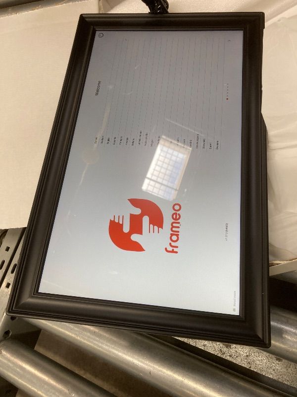 Photo 1 of 64GB 15.6" Frameo Digital Picture Frame WiFi, Large Electronic Photo Frames 1920 x 1080 IPS FHD Touch Screen, Send Photos from Your Phone from Anywhere, Best Gifts for Parents and Grandparents