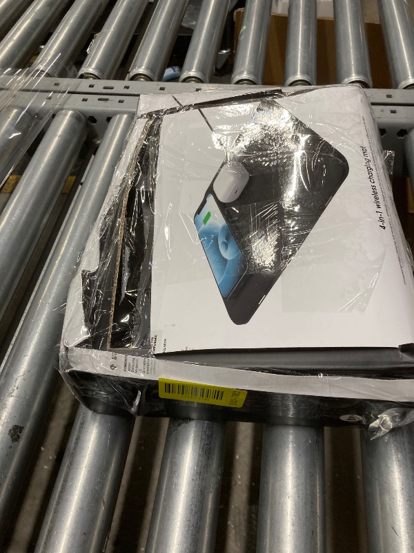 Photo 1 of **used***Mophie 4-in-1 Wireless Charging Mat for Apple iPhone, AirPods & Watch, Samsung Galaxy, Google Pixel, and All Qi-Enabled Devices, Additional USB-A Port, Intuitive Design, Includes Apple Watch Stand