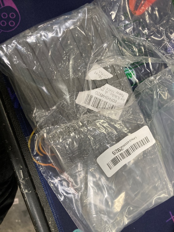 Photo 1 of **NO BOX**Faucet Mat for Kitchen Sink, Stone Faucet Mat for Kitchen Tray 17.71*3.94*0.35in Square Hole Prevents Moisture Buildup, Suitable for Bathroom Countertop Faucets Around Sink (dark grey Short Version)