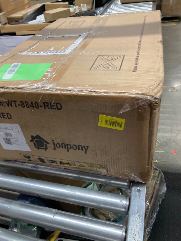 Photo 1 of ***Factory seal***
***Open to show***
JONPONY Big and Tall Gaming Chair, Ergonomic Design, Gamer Chair PU Leather with Footrest and Lumbar Support, High Back Office Chair Support 8 Hours Long Sitting, Computer Chair,Black RED
