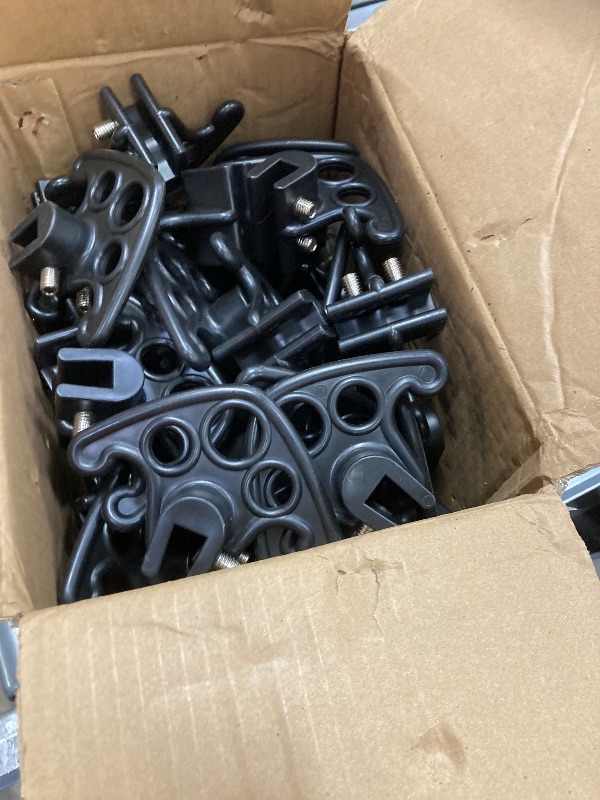 Photo 1 of  Pack Snow Guards for Metal Roofs, Plastic Roof Ice Guard for Standing Seam Metal Roofing, Stops Roof Snow from Breaking Up (Includes Set Screws)