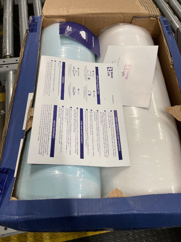 Photo 2 of Sleep Lab 4 Inch Memory Foam Mattress Topper - Queen Size - Cooling Gel & Pillow Top for Back Pain
