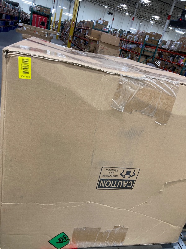 Photo 1 of KOUBOO Hanging Rattan Swing Chair with Seat Cushion, Handwoven Natural Rattan Chair, Coastal Home Decor Furniture for Bedroom, Living Room, & Sun Room, Natural