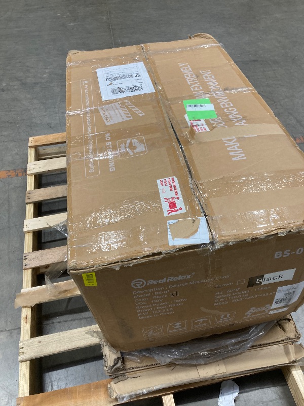 Photo 1 of ***(DAMAGED, SELLING AS IS)***
Real Relax Full Body Zero Gravity Shiatsu Recliner Electric Massage Chair, Brown